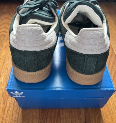 Adidas Samba Xlg Shadow Green Chalk White Size 11 Brand New