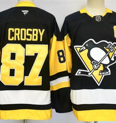 Pittsburgh Penguins 87 Sidney Crosby Jersey Stitched