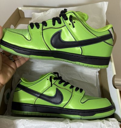 Nike Sb Buttercup Powerpuff Girl Collab
