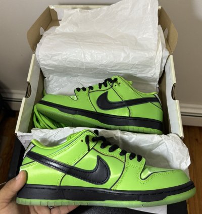 Nike Sb Buttercup Powerpuff Girl Collab
