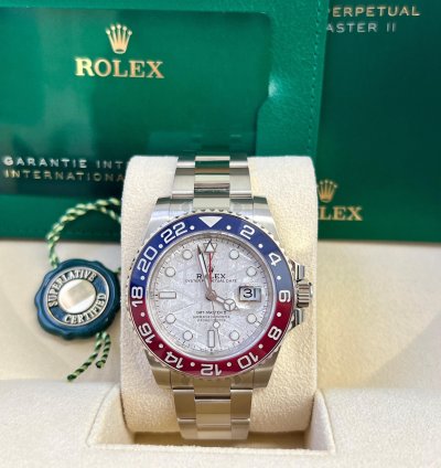 Rolex Gmt-master Ii 126719blro Gmt-master Ii White Gold Meteorite Dial 40mm