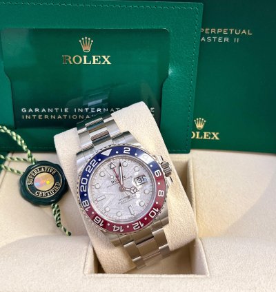 Rolex Gmt-master Ii 126719blro Gmt-master Ii White Gold Meteorite Dial 40mm