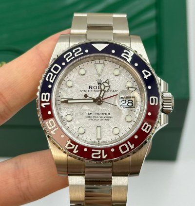 Rolex Gmt-master Ii 126719blro Meteoriteold Card