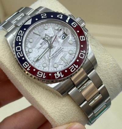 Rolex Gmt-master Ii 126719blro Meteoriteold Card