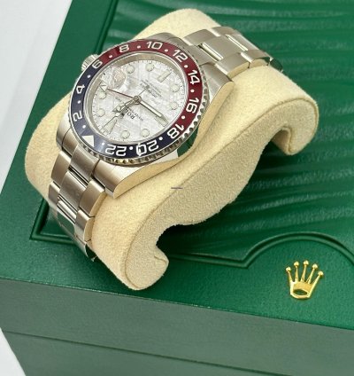 Rolex Gmt-master Ii 126719blro Meteoriteold Card