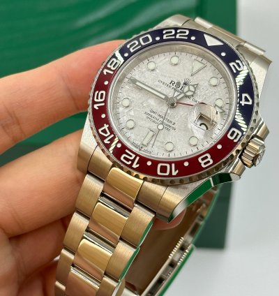 Rolex Gmt-master Ii 126719blro Meteoriteold Card