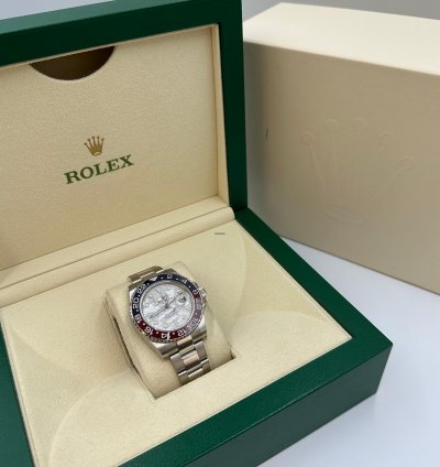 Rolex Gmt-master Ii 126719blro Meteoriteold Card