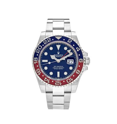 Rolex Gmt-master Ii 126719blro Pepsi White Gold Blue Dial 2023