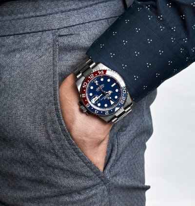 Rolex Gmt-master Ii 126719blro Pepsi White Gold Blue Dial 2023