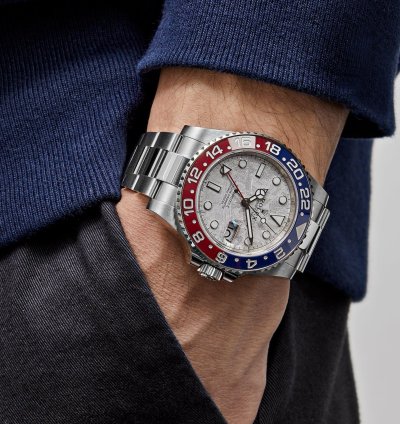 Rolex Gmt-master Ii 126719blro Pepsi White Gold Meteorite Dial 2021