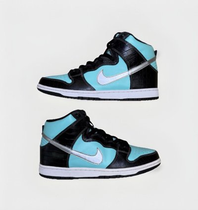 Nike Sb Dunk High Diamond Supply Co Size 10 5 653599-400