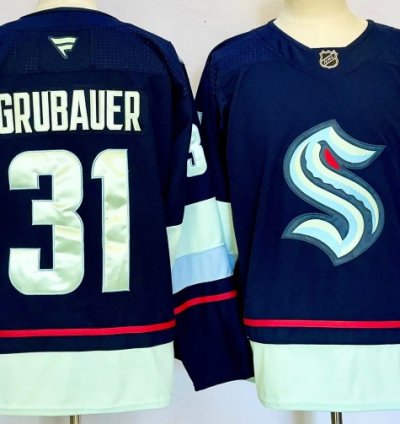 Seattle Kraken 31 Philipp Grubauer Jersey Stitched