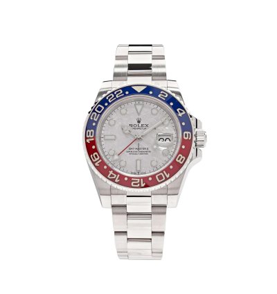 Rolex Gmt-master Ii 126719blro Pepsi White Gold Meteorite Dial 2024