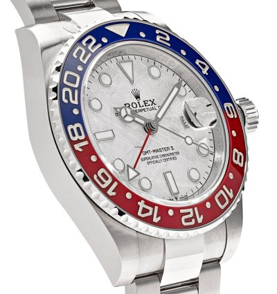 Rolex Gmt-master Ii 126719blro Pepsi White Gold Meteorite Dial 2024