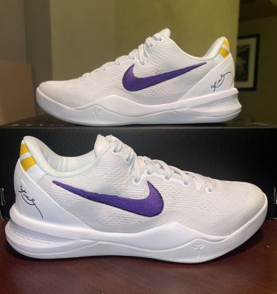 Kobe 8 Protro Lakers Home - Brand New No Box Lid