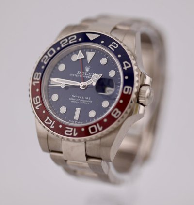Rolex Gmt-master Ii 126719blro White Gold Blue Dial 2021 Full Set
