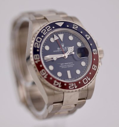 Rolex Gmt-master Ii 126719blro White Gold Blue Dial 2021 Full Set