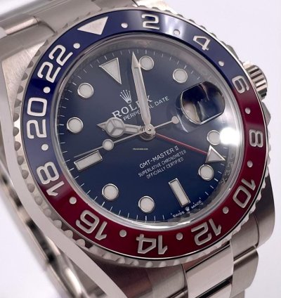 Rolex Gmt-master Ii 126719blro White Gold Pepsi Blue Dial Unworn 2024