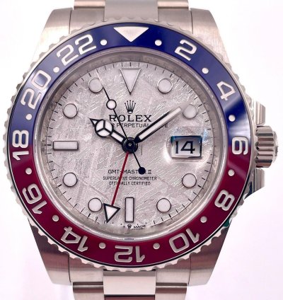 Rolex Gmt-master Ii 126719blro White Gold Pepsi Meteorite Dial Unworn 2024