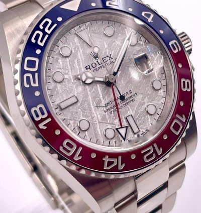Rolex Gmt-master Ii 126719blro White Gold Pepsi Meteorite Dial Unworn 2024