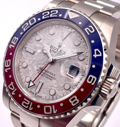 Rolex Gmt-master Ii 126719blro White Gold Pepsi Meteorite Dial Unworn 2024
