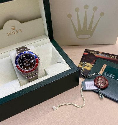 Rolex Gmt-master Ii 16710 Cal 3186 Nos Full Stickers