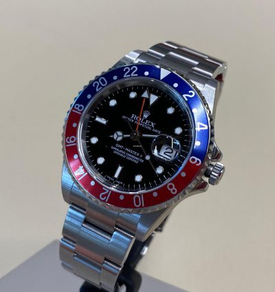 Rolex Gmt-master Ii 16710 Cal 3186 Nos Full Stickers