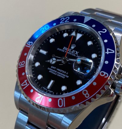 Rolex Gmt-master Ii 16710 Cal 3186 Nos Full Stickers