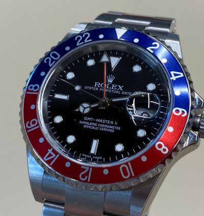 Rolex Gmt-master Ii 16710 Cal 3186 Nos Full Stickers