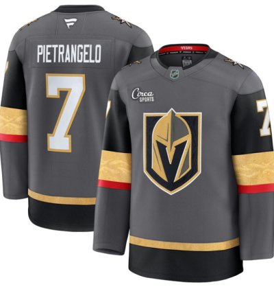Alex Pietrangelo Jersey 7 Vegas Golden Knights Premium Stitched Gray