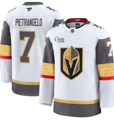 Alex Pietrangelo Jersey 7 Vegas Golden Knights Premium Stitched White