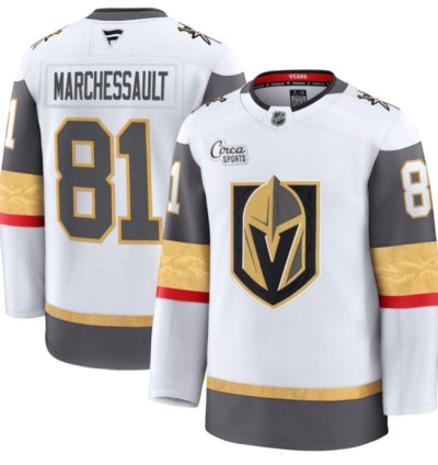 Jonathan Marchessault Jersey 81 Vegas Golden Knights Premium Stitched White