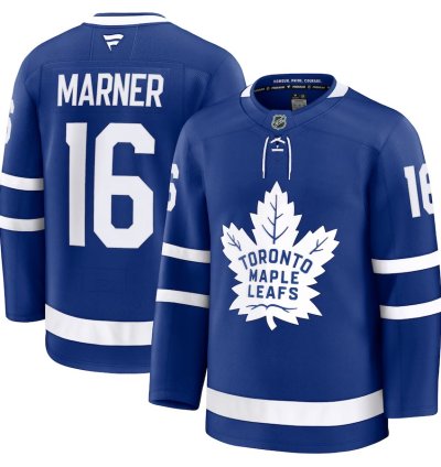 Toronto Maple Leafs 16 Mitch Marner Home Premium Jersey Blue