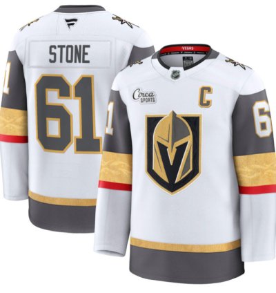 Mark Stone Jersey 61 Vegas Golden Knights Premium Stitched White