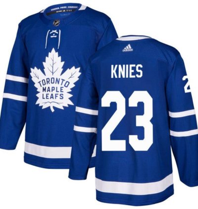 Toronto Maple Leafs 23 Matthew Knies Jersey Stitched Blue
