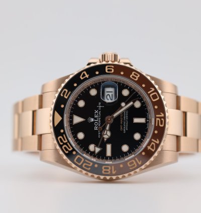 Rolex Gmt-master Ii 2021 Gmt Master Ii Rootbeer Rose Gold 126715chnr