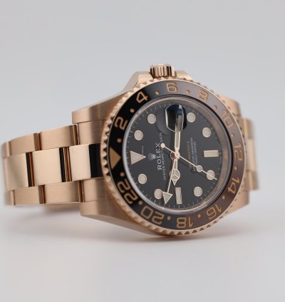 Rolex Gmt-master Ii 2021 Gmt Master Ii Rootbeer Rose Gold 126715chnr