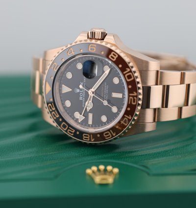 Rolex Gmt-master Ii 2021 Gmt Master Ii Rootbeer Rose Gold 126715chnr