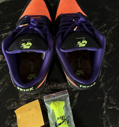 Nike Sb Dunk Low Night Of Mischief Halloween