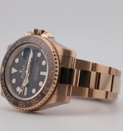 Rolex Gmt-master Ii 2022 Gmt Master Ii Rootbeer Rose Gold 126715chnr