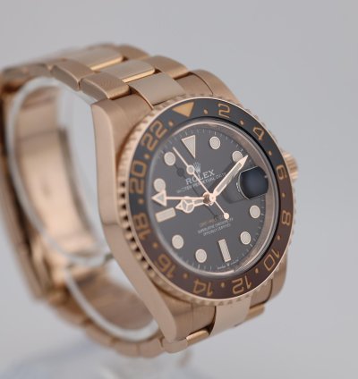 Rolex Gmt-master Ii 2022 Gmt Master Ii Rootbeer Rose Gold 126715chnr