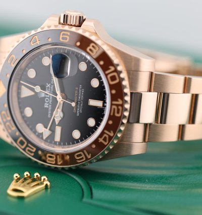 Rolex Gmt-master Ii 2022 Gmt Master Ii Rootbeer Rose Gold 126715chnr