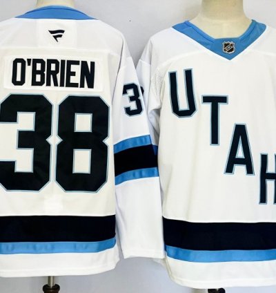 Utah Hockey Club 38 Liam Obrien Jersey Stitched White