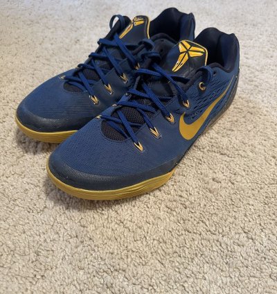 Kobe 9 University Blue And Gold