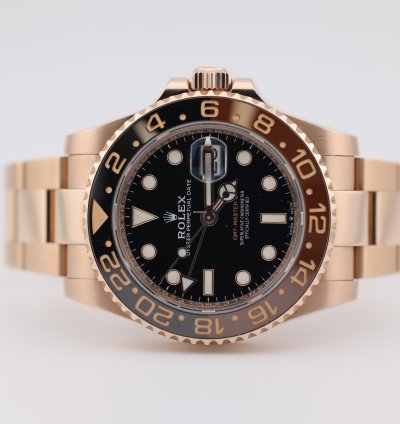 Rolex Gmt-master Ii 2023 Gmt Master Ii Rootbeer Rose Gold 126715chnr