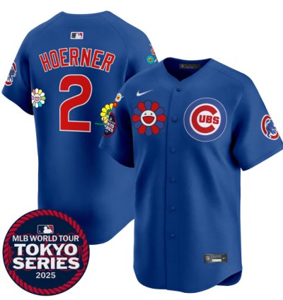 Nico Hoerner Jersey 2 Chicago Cubs Tokyo Series 2025 Vapor Premier Limited Stitched Royal