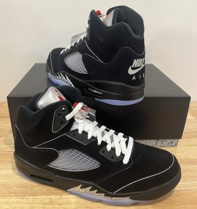 Air Jordan 5 Retro Og Black Metallic Reimagined