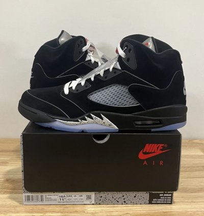 Air Jordan 5 Retro Og Black Metallic Reimagined