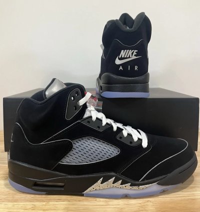 Air Jordan 5 Retro Og Black Metallic Reimagined