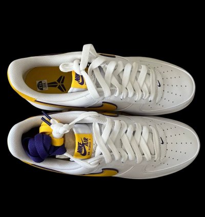 Kobe Air Force 1 Qs Lakers Sz 11 5